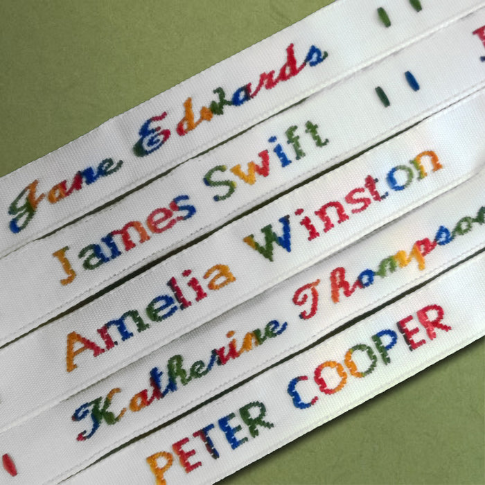 Woven Name Tapes/Labels for School Uniform