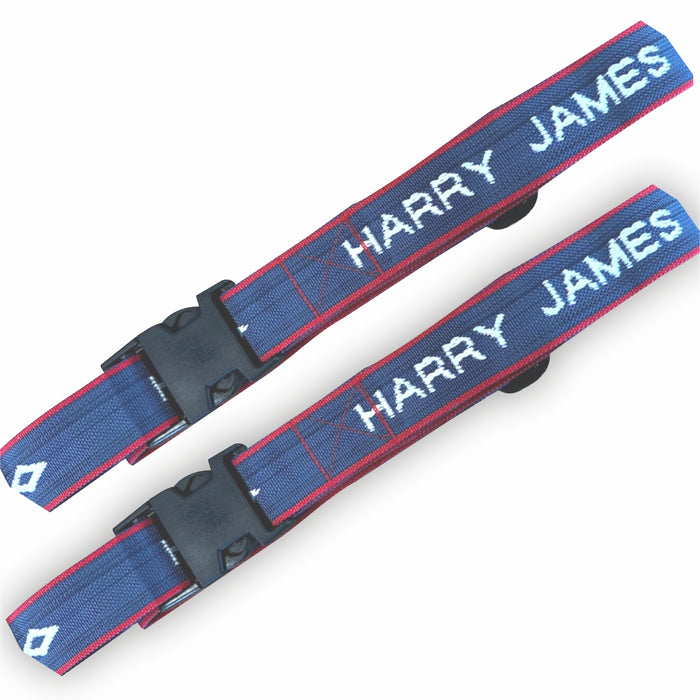 Personalised Woven Luggage Straps
