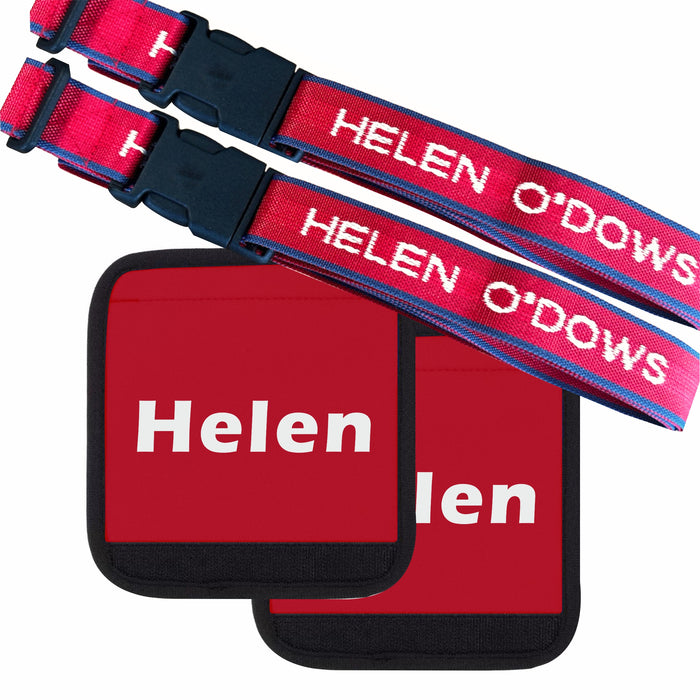 Luggage Straps and Handle Wraps Personalised