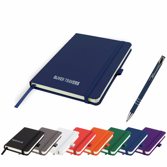 Mini A6 Personalised Notebook and Pen