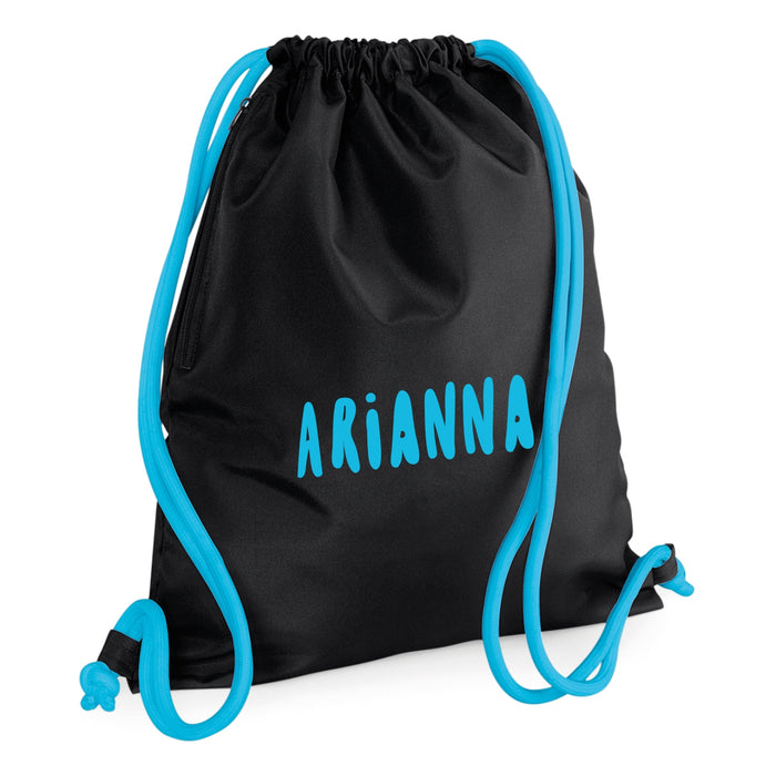 Premium GymSac / Pump / SwimBag Printed with Name