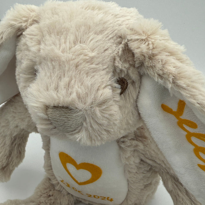 Personalised Soft Bunny newborn, birthday, babyshower