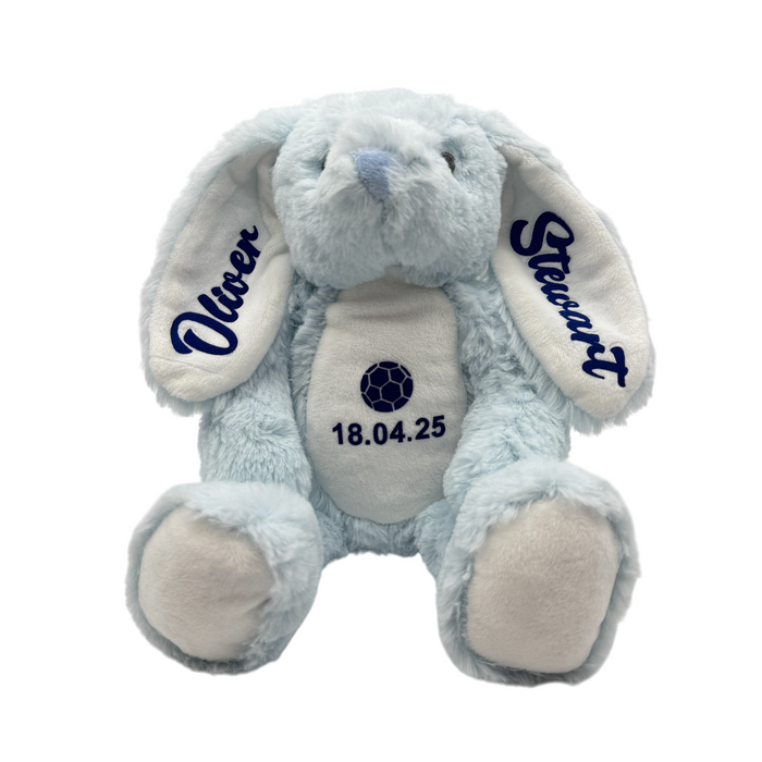 Personalised Soft Bunny newborn, birthday, babyshower