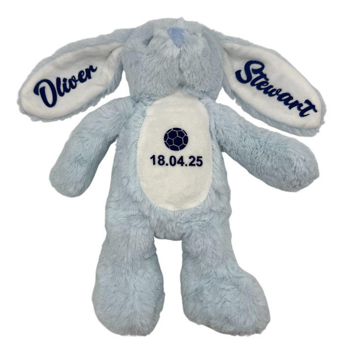 Personalised Soft Bunny newborn, birthday, babyshower