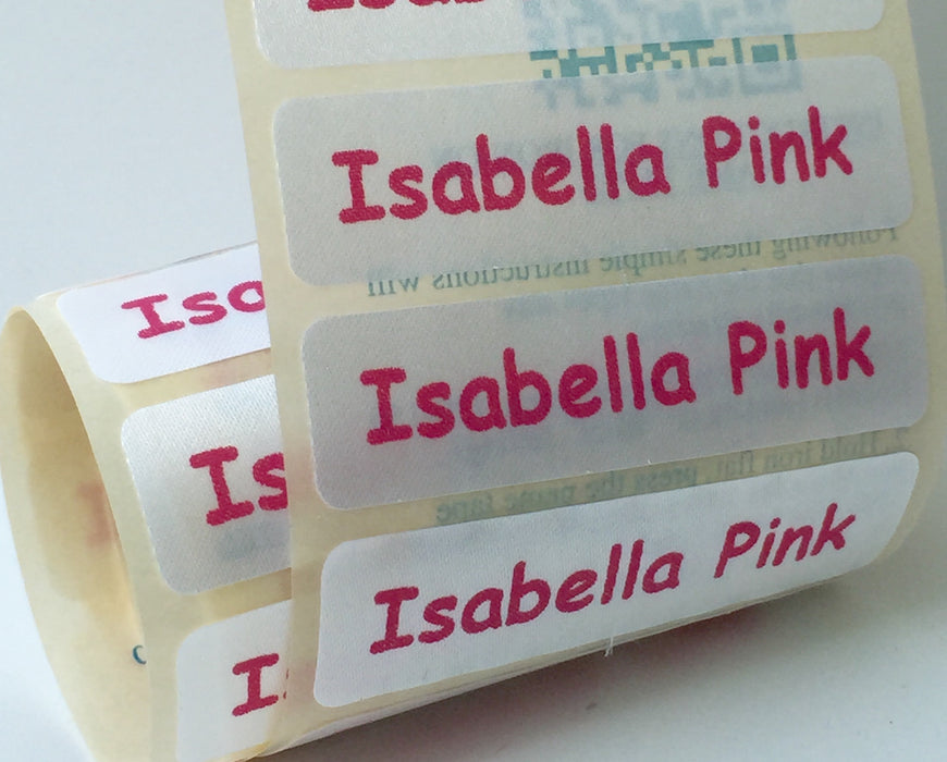 Iron-On Name Tapes with Colour Print