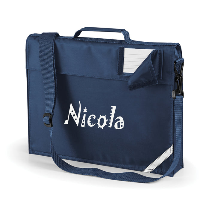 Premium Bookbag with Name - Shoulder Strap