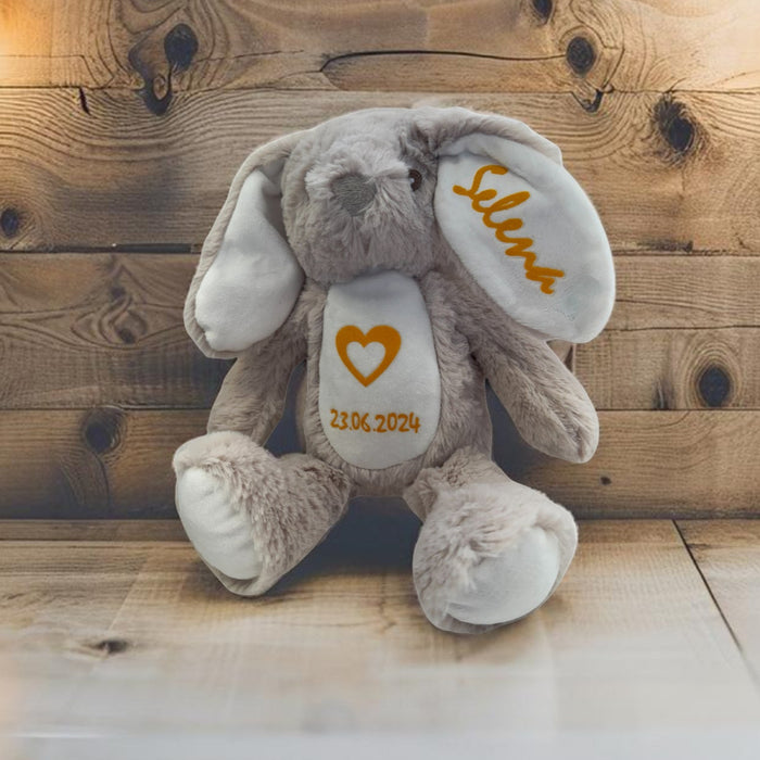 Personalised Soft Bunny newborn, birthday, babyshower