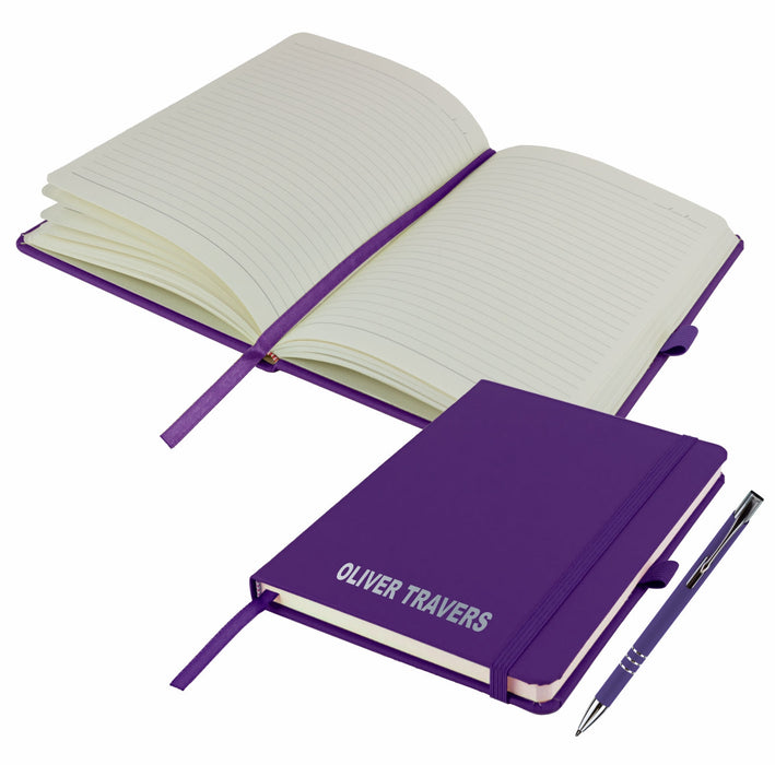 Mini A6 Personalised Notebook and Pen