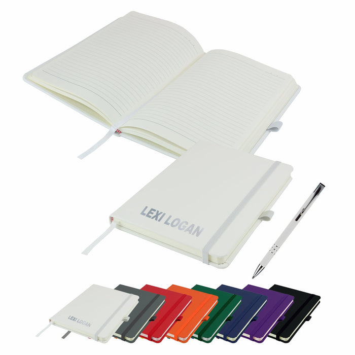 Mini A6 Personalised Notebook and Pen