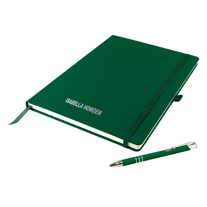 Personalised A4 Notebook with Pen