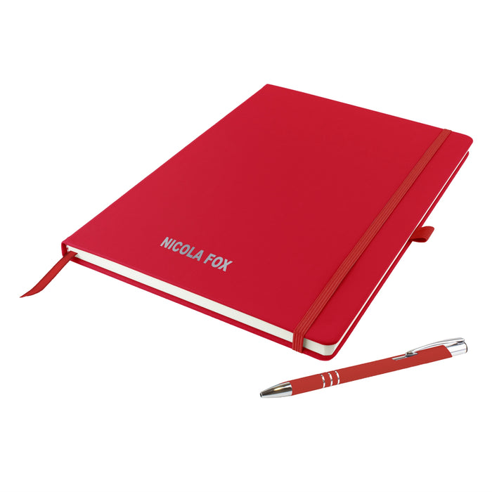 Personalised A4 Notebook with Pen