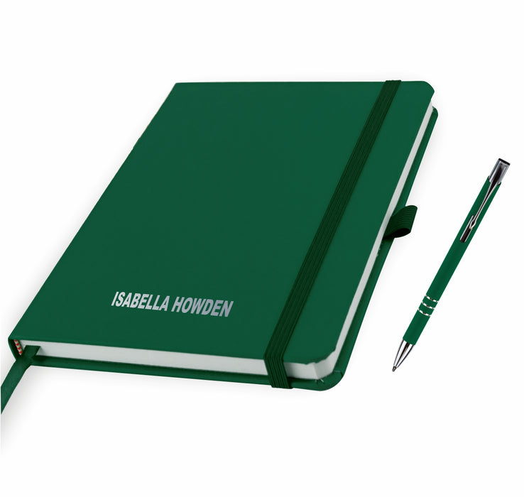 Personalised Notebooks and matching Pen