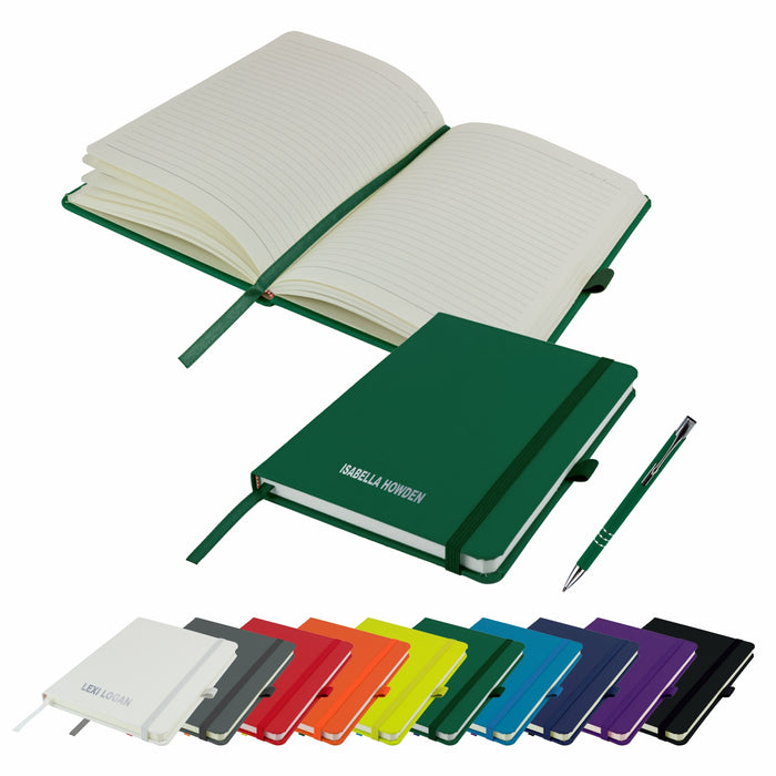 Personalised Notebooks and matching Pen