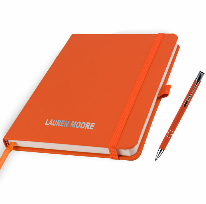 Personalised Notebooks and matching Pen