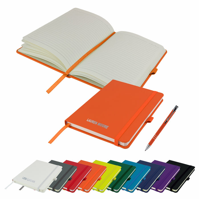 Personalised Notebooks and matching Pen