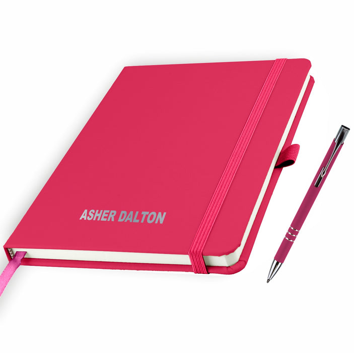 Personalised Notebooks and matching Pen