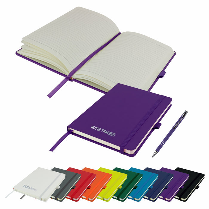 Personalised Notebooks and matching Pen