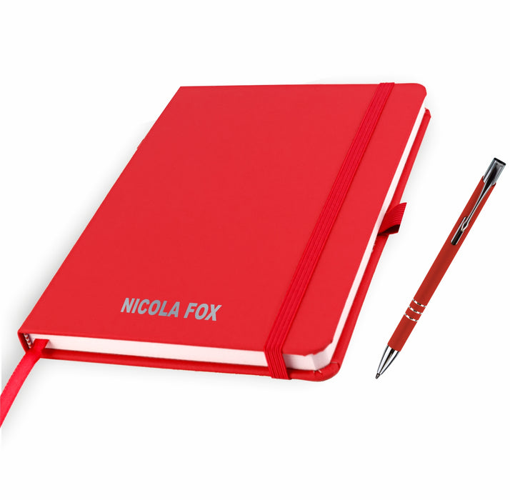 Personalised Notebooks and matching Pen