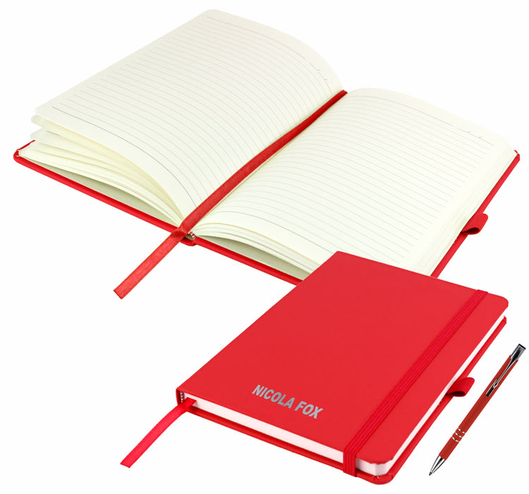 Personalised Notebooks and matching Pen