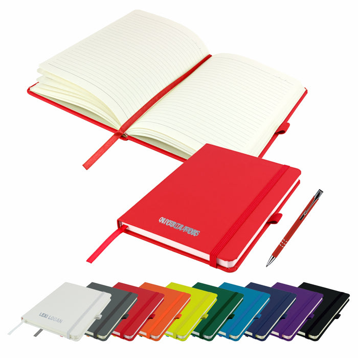 Personalised Notebooks and matching Pen