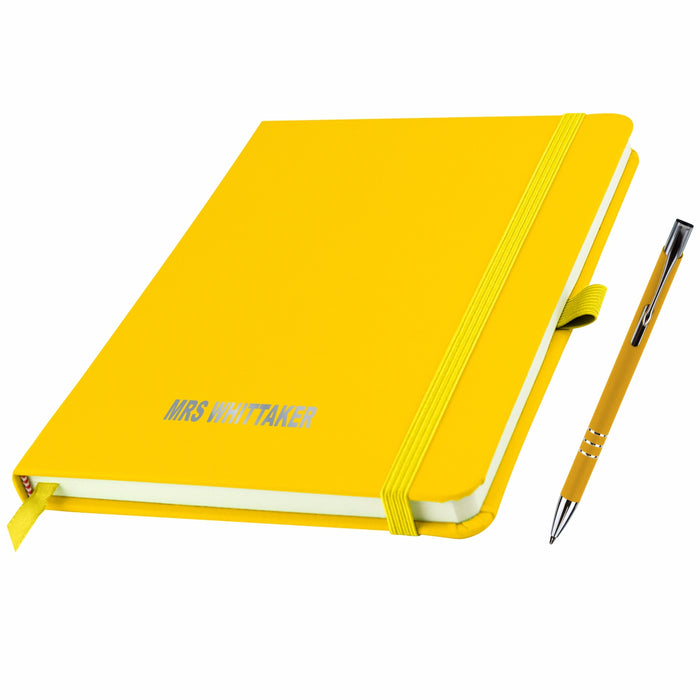 Personalised Notebooks and matching Pen