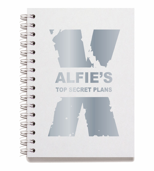 Personalised Wire Bound Note Books - Style B