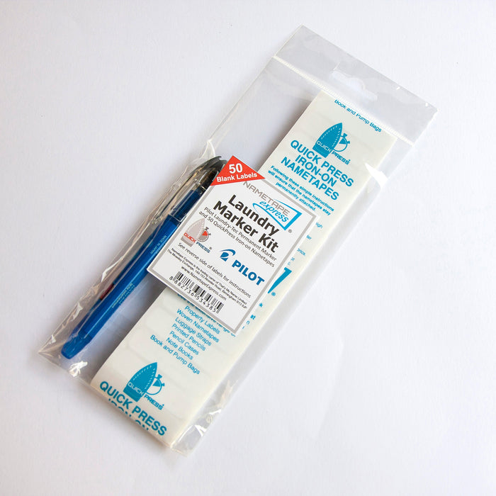 Laundry Kit with Pilot Laundry-Tec Marker & Blank Tapes