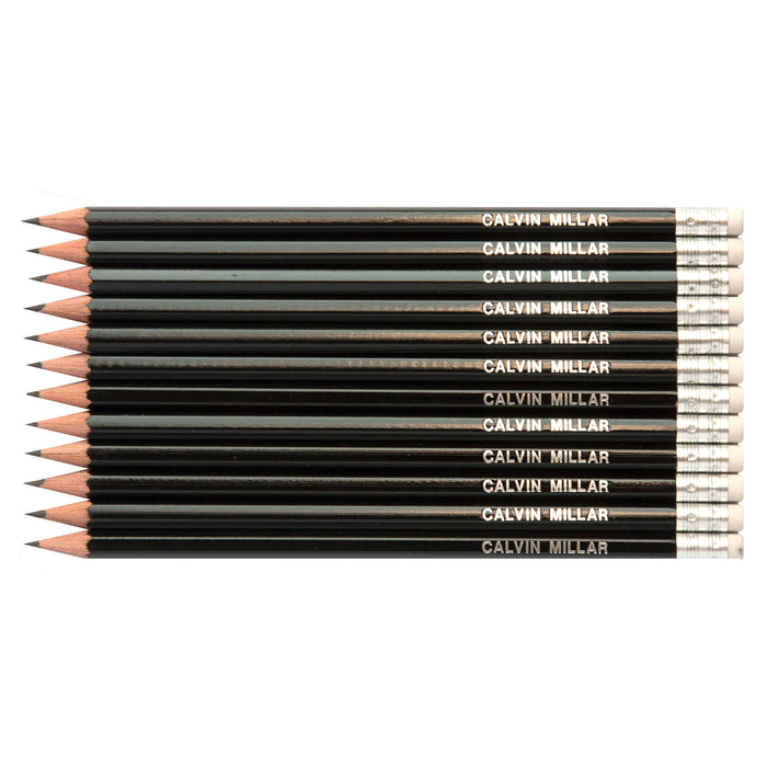 HB Graphite Pencils Printed with Name