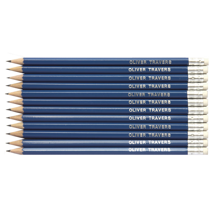 HB Graphite Pencils Printed with Name