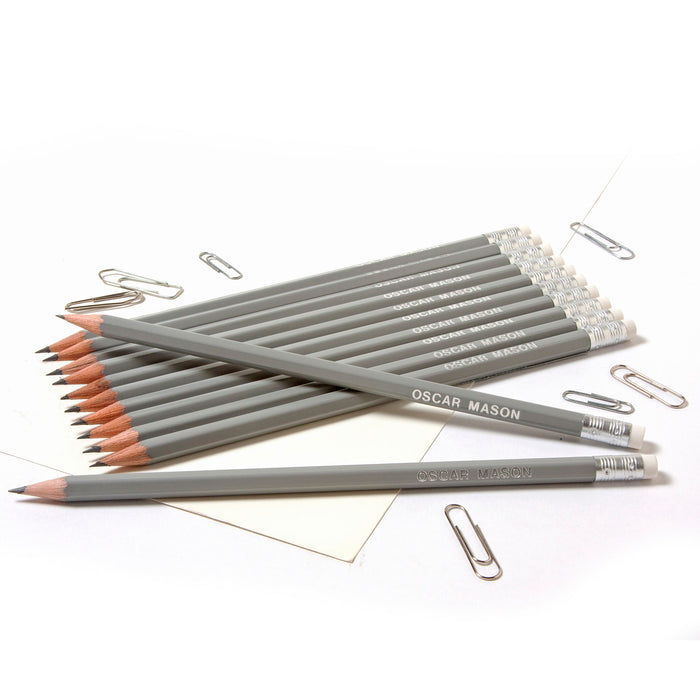 Hashtag # Pencils Embossed with Name