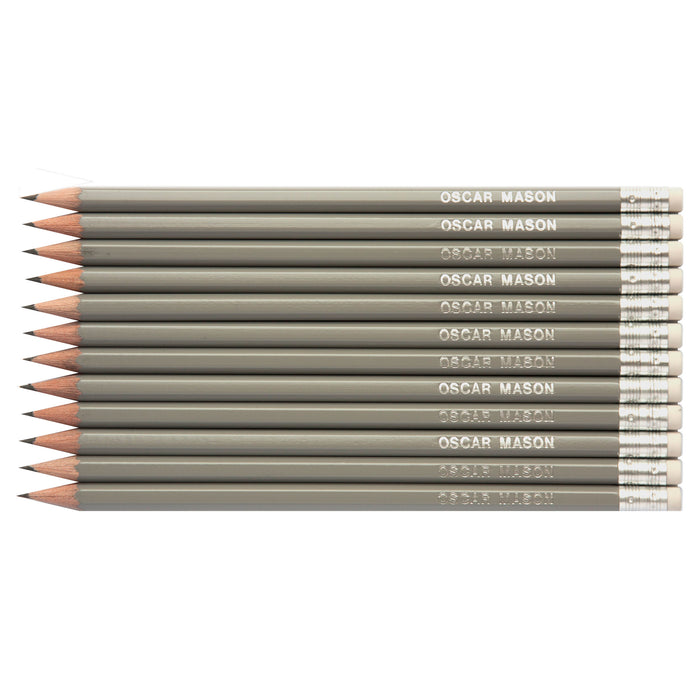 HB Graphite Pencils Printed with Name