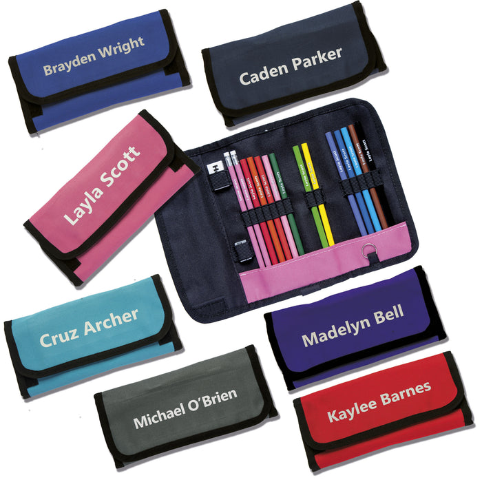 Wrap Case with Round Colouring Pencils