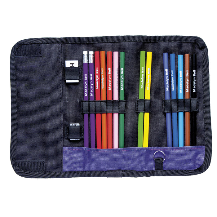 Wrap Case with Round Colouring Pencils