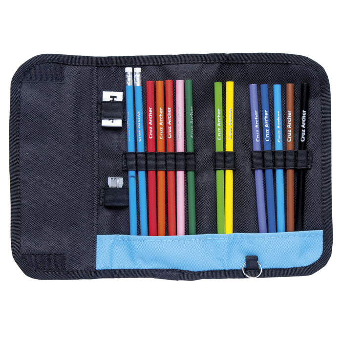 Wrap Case with Round Colouring Pencils