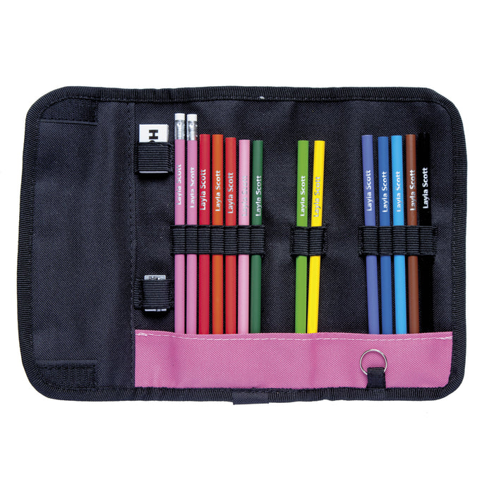 Wrap Case with Round Colouring Pencils