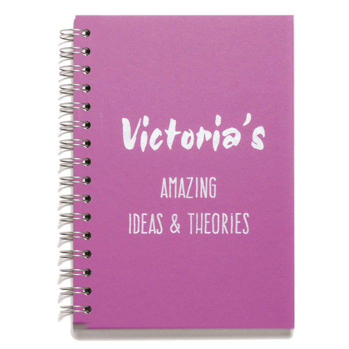 Personalised Wire Bound Note Books - Style J