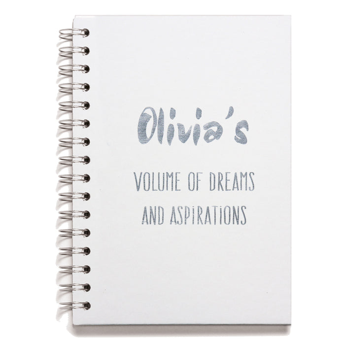 Personalised Wire Bound Note Books - Style D