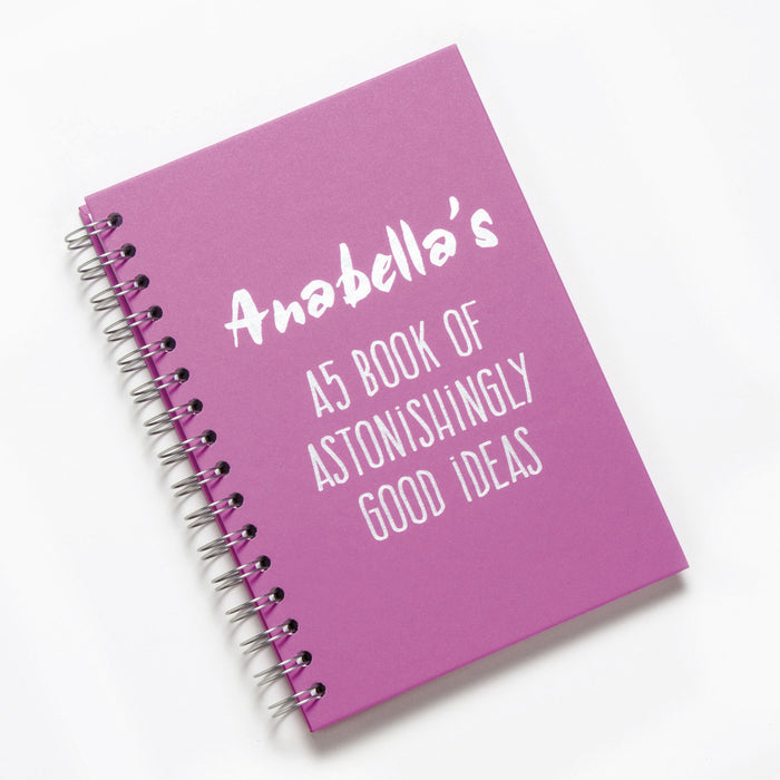 Personalised Wire Bound Note Books - Style K