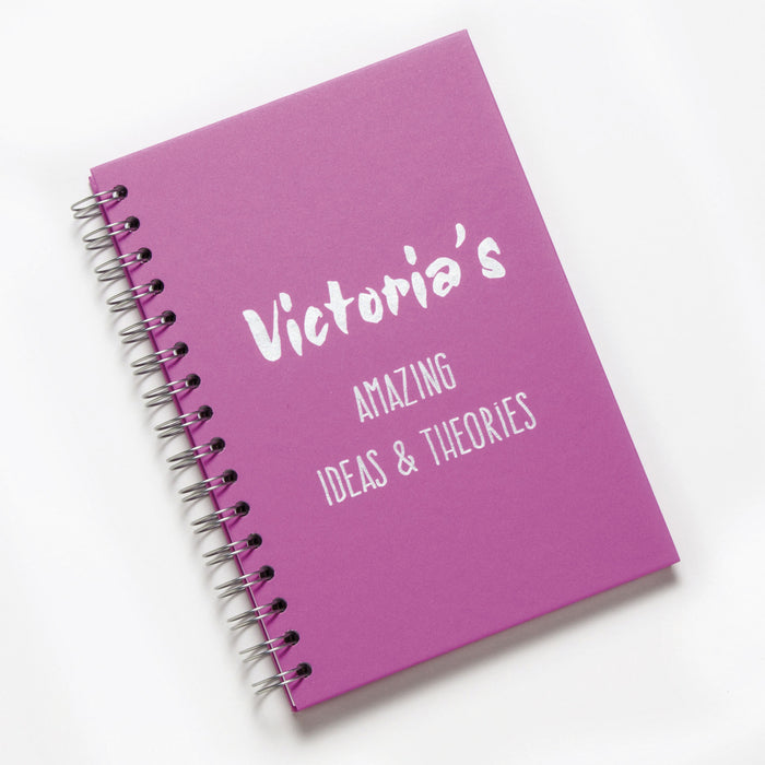 Personalised Wire Bound Note Books - Style J