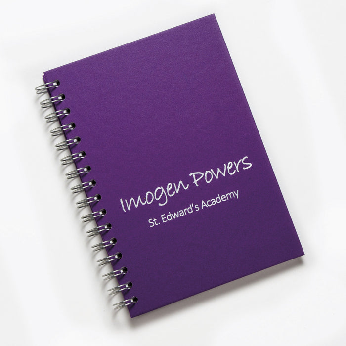 Personalised Wire Bound Note Books - Style F