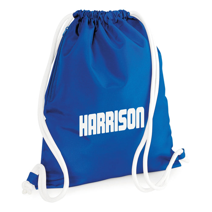 Premium GymSac / Pump / SwimBag Printed with Name