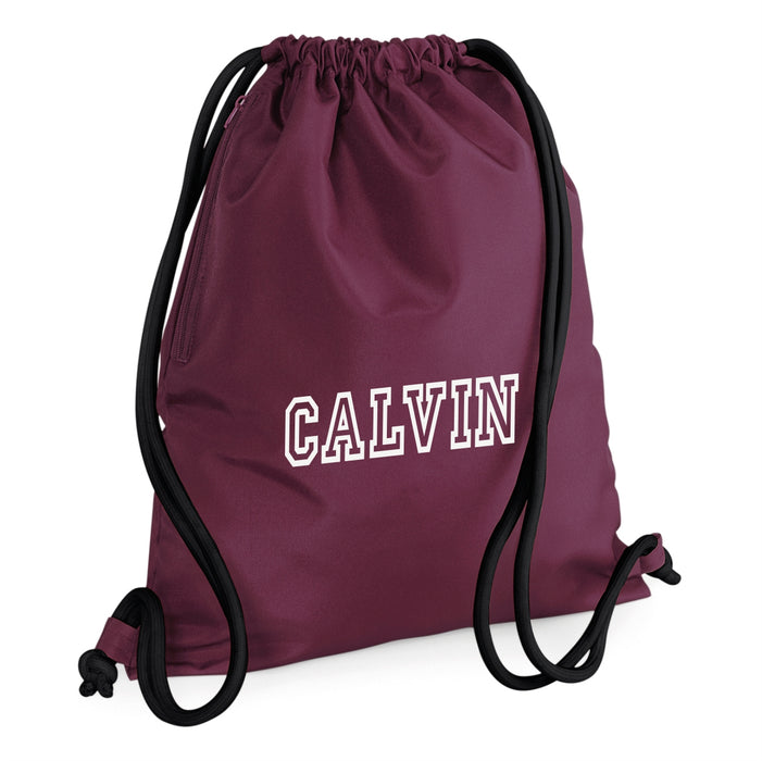 Premium GymSac / Pump / SwimBag Printed with Name