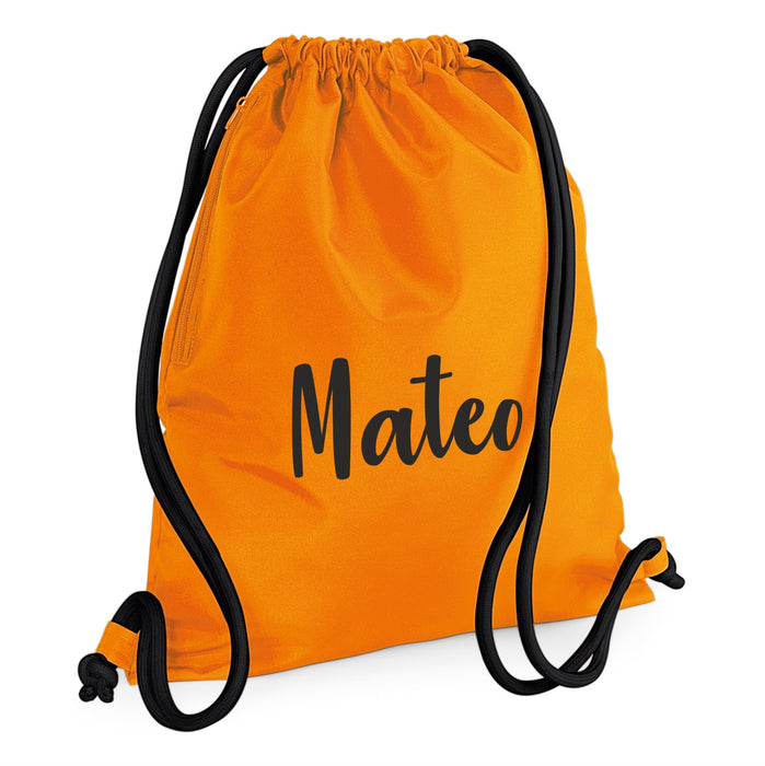 Premium GymSac / Pump / SwimBag Printed with Name