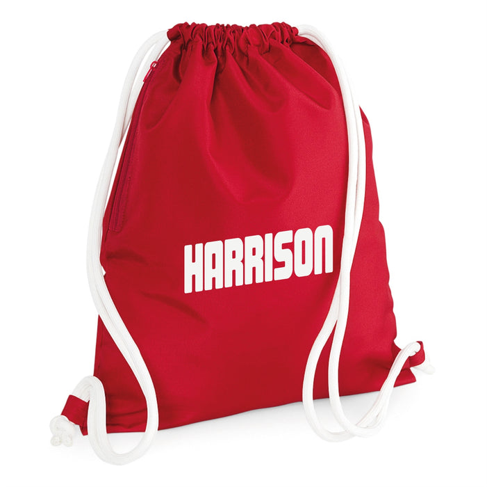 Premium GymSac / Pump / SwimBag Printed with Name