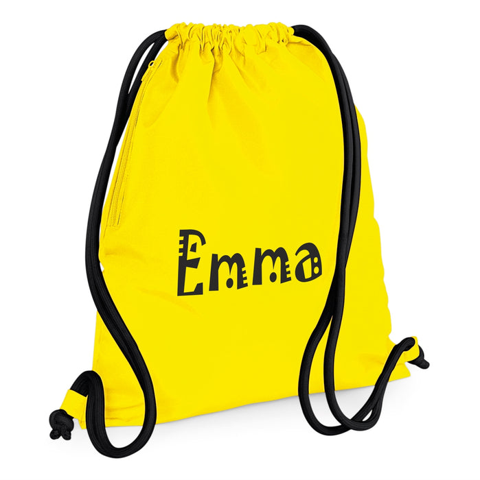 Premium GymSac / Pump / SwimBag Printed with Name