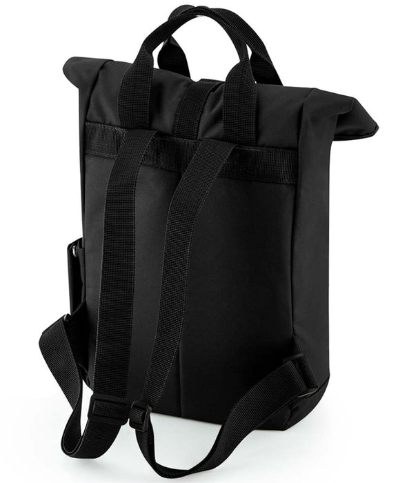 Roll Top Backpack Printed with Name