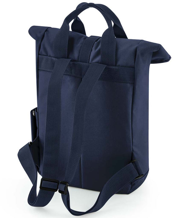 Roll Top Backpack Printed with Name