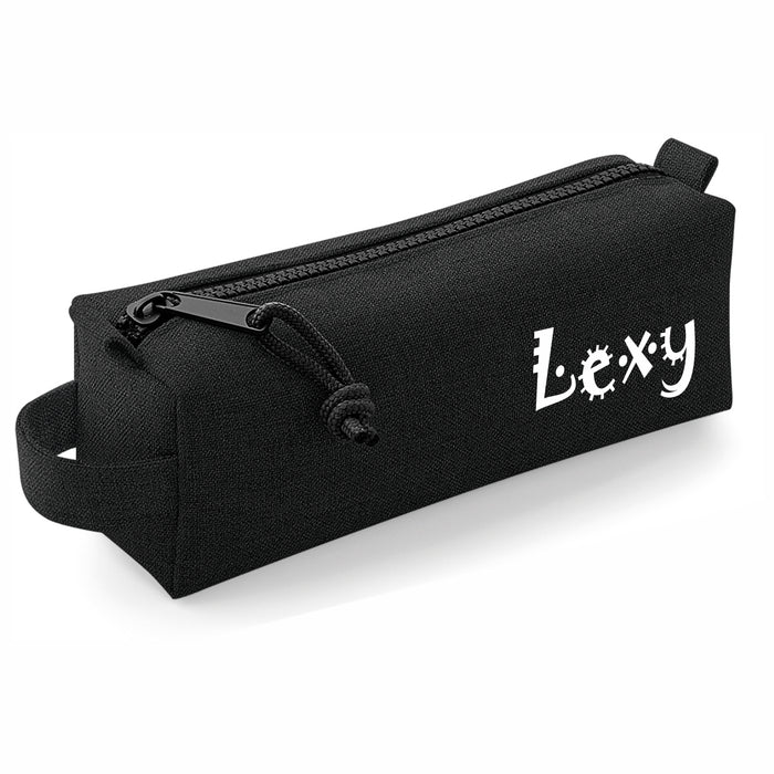 Black Block Style Pencil Case