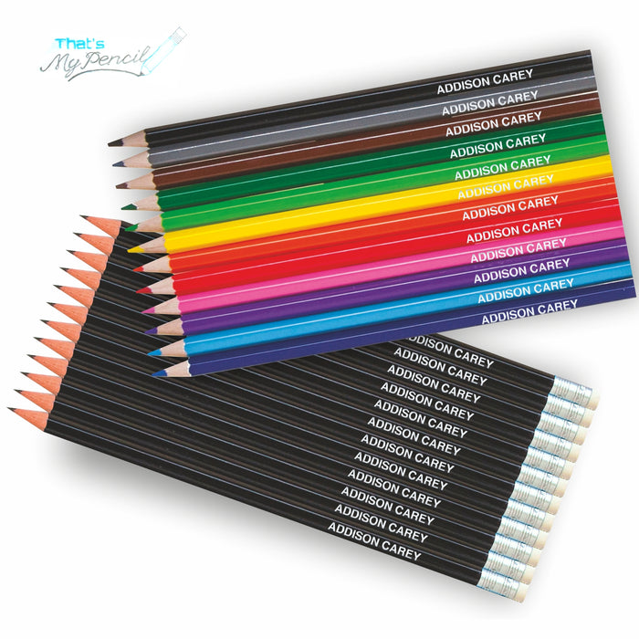 12 Colouring & 12 Graphite Pencils