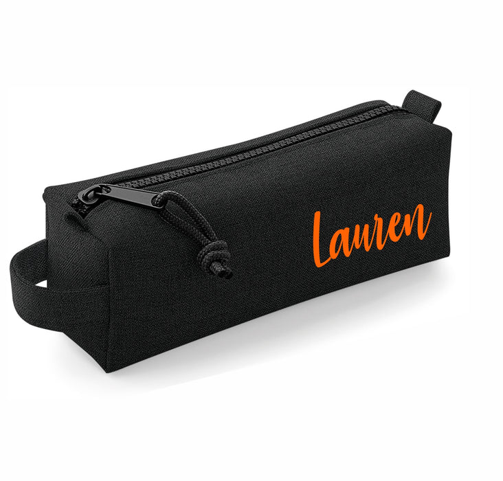 Black Block Style Pencil Case